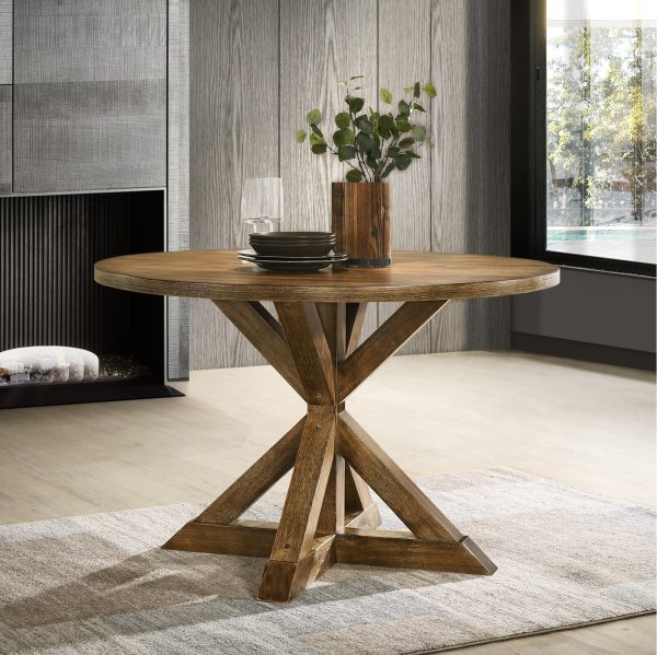 Ebbert 48'' Trestle Farmhouse Dining Table