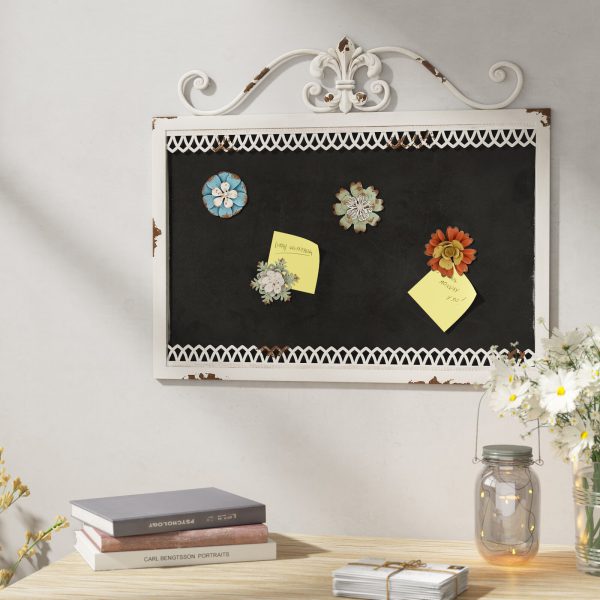 Simply Ingenious Metal Farmhouse Magnetic Board