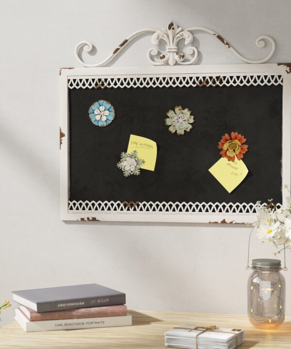 Simply Ingenious Metal Farmhouse Magnetic Board