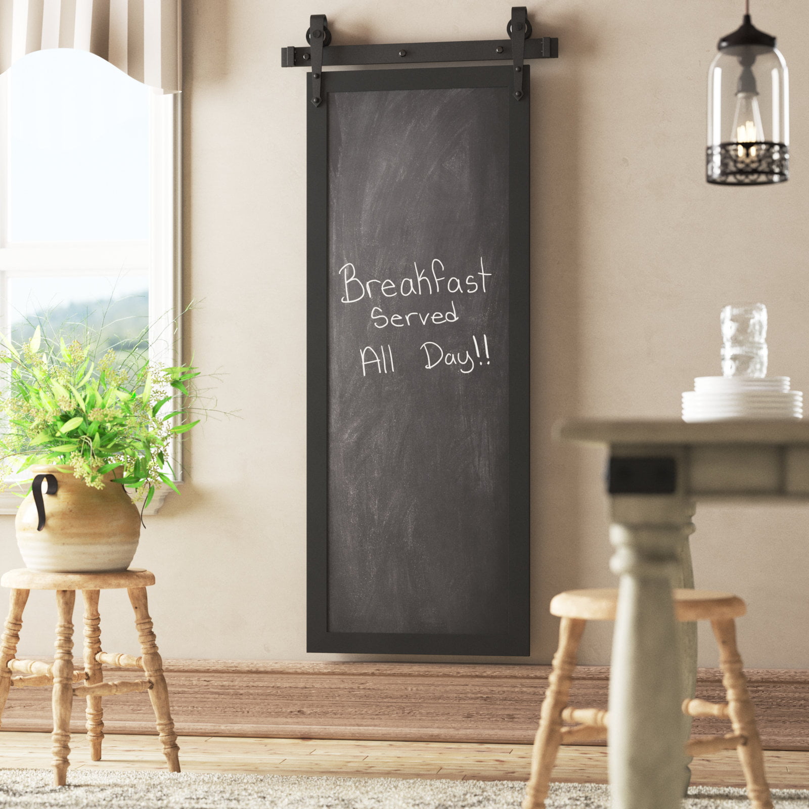 Weathered Farmhouse Wall Mounted Chalkboard