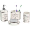 Coalville 4 Piece Farmhouse Bathroom Accessory Set