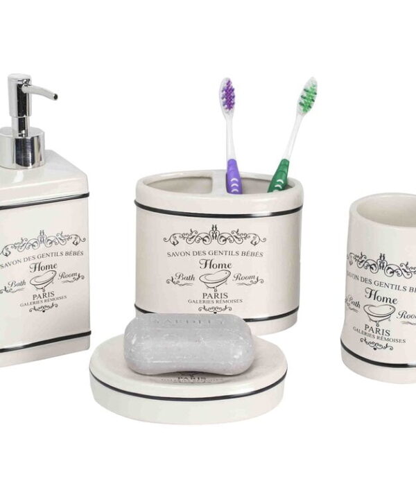 Coalville 4 Piece Farmhouse Bathroom Accessory Set