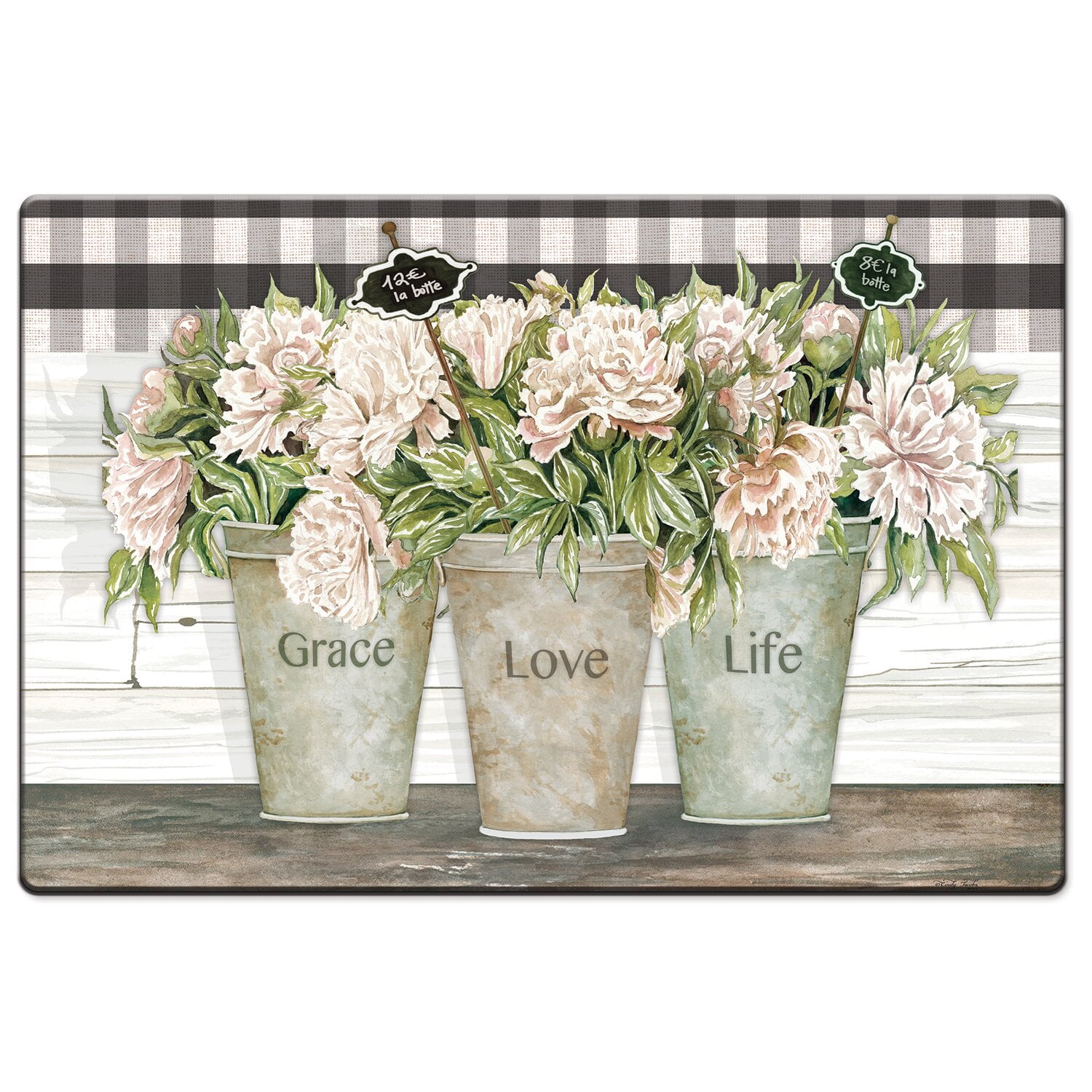 Ela Vintage Farmhouse Comfort Anti-Fatigue Mat