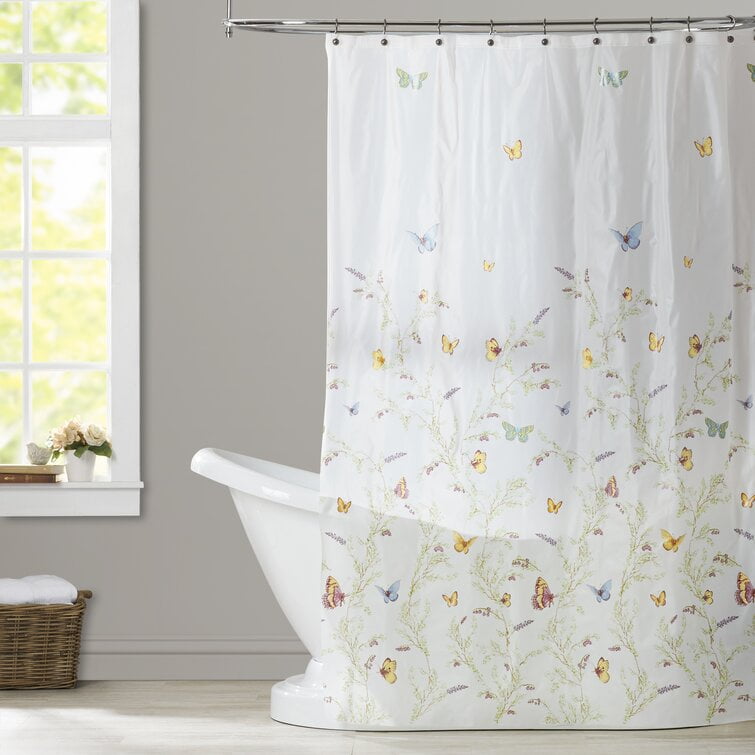 Rohde Floral PEVA Single Shower Curtain