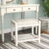 Adrian 18.5” Tall Vanity Stool by Highland Dunes