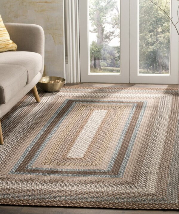 Liptak Handmade Handwoven Performance Brown Rug