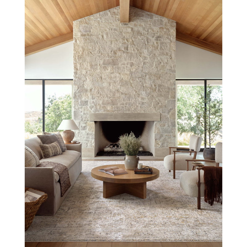 Amber Lewis x Loloi Alie Gold / Beige Area Rug