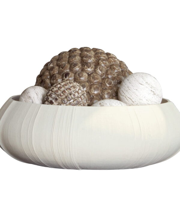 Linen Centerpiece-Soft White