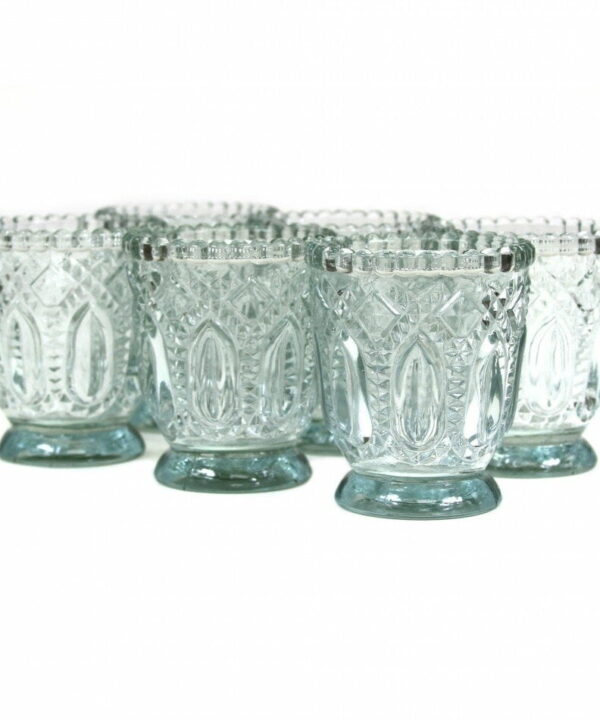 Vintage Glass Candle Holder