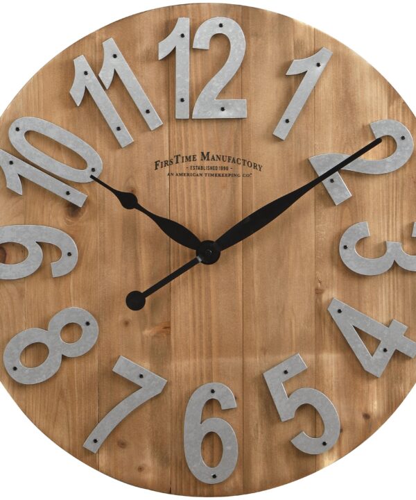 Barnong Solid Wood Wall Clock