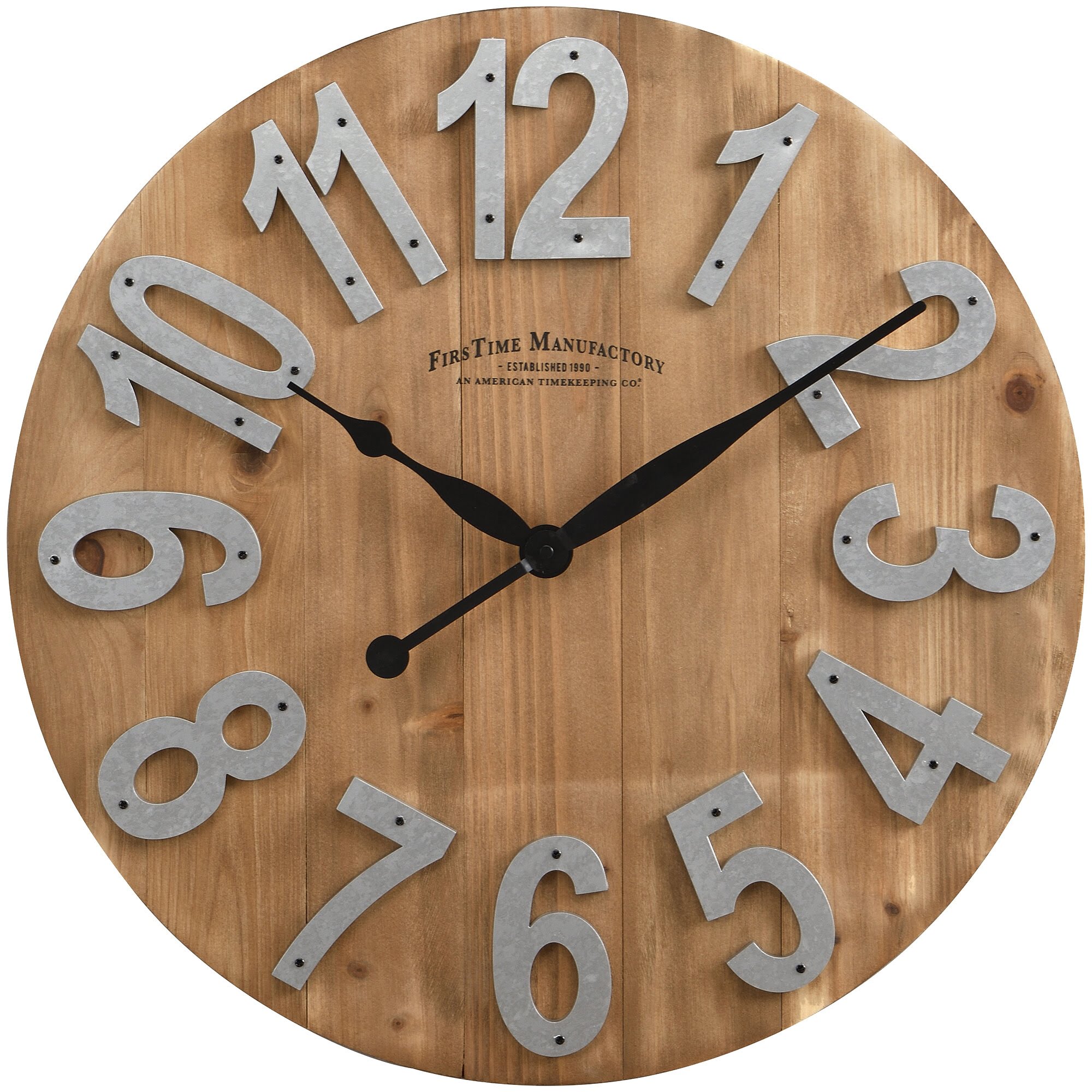 Barnong Solid Wood Wall Clock