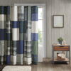 Anacarolina Striped Fabric Single Shower Curtain