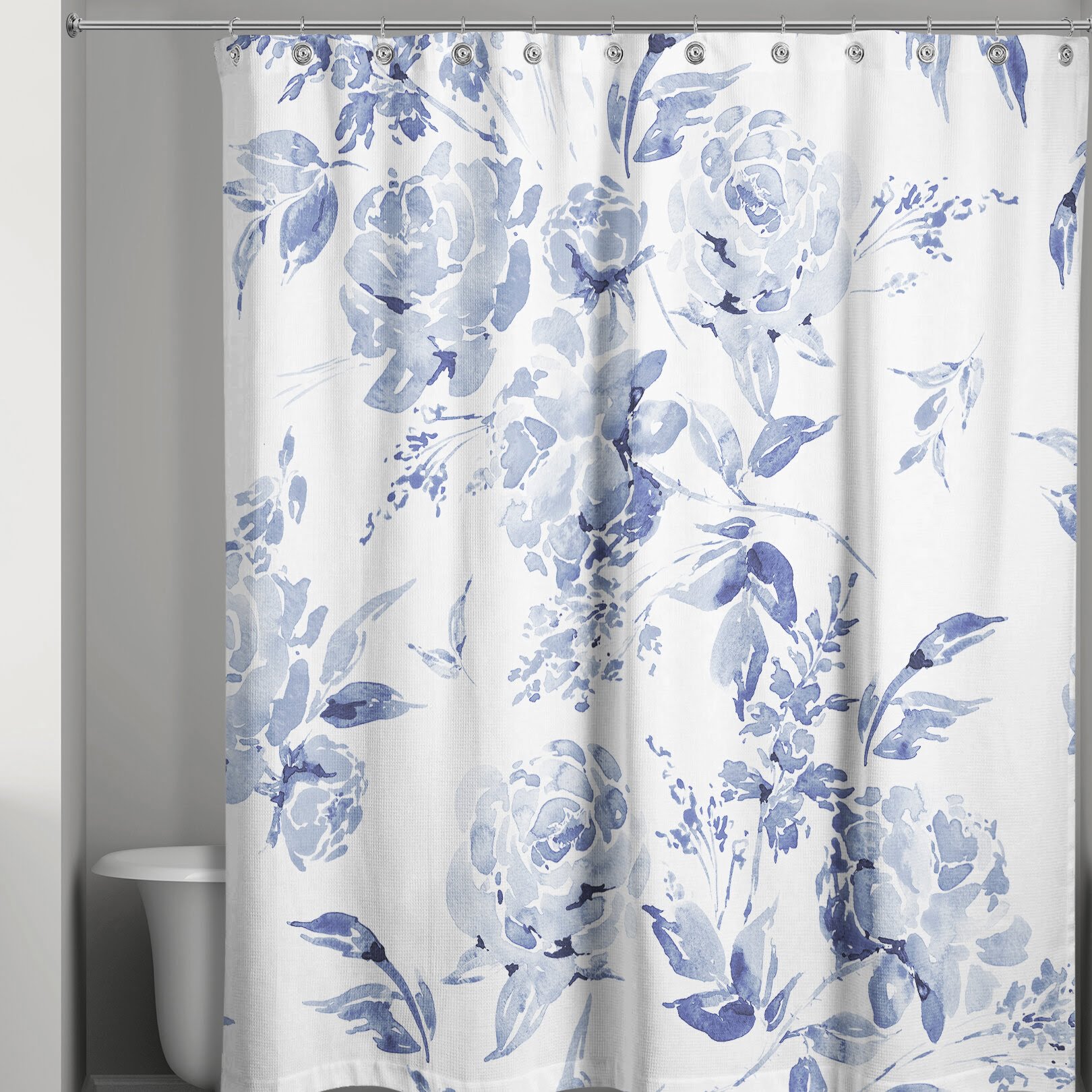 Kubiak Floral Single Shower Curtain