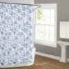 Nora Cotton Floral Single Shower Curtain