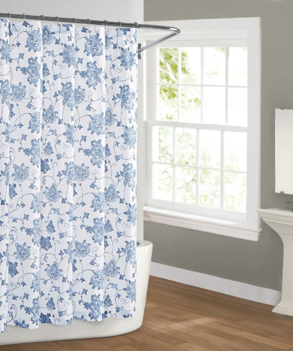 Aguila Bloom Cotton Single Shower Curtain