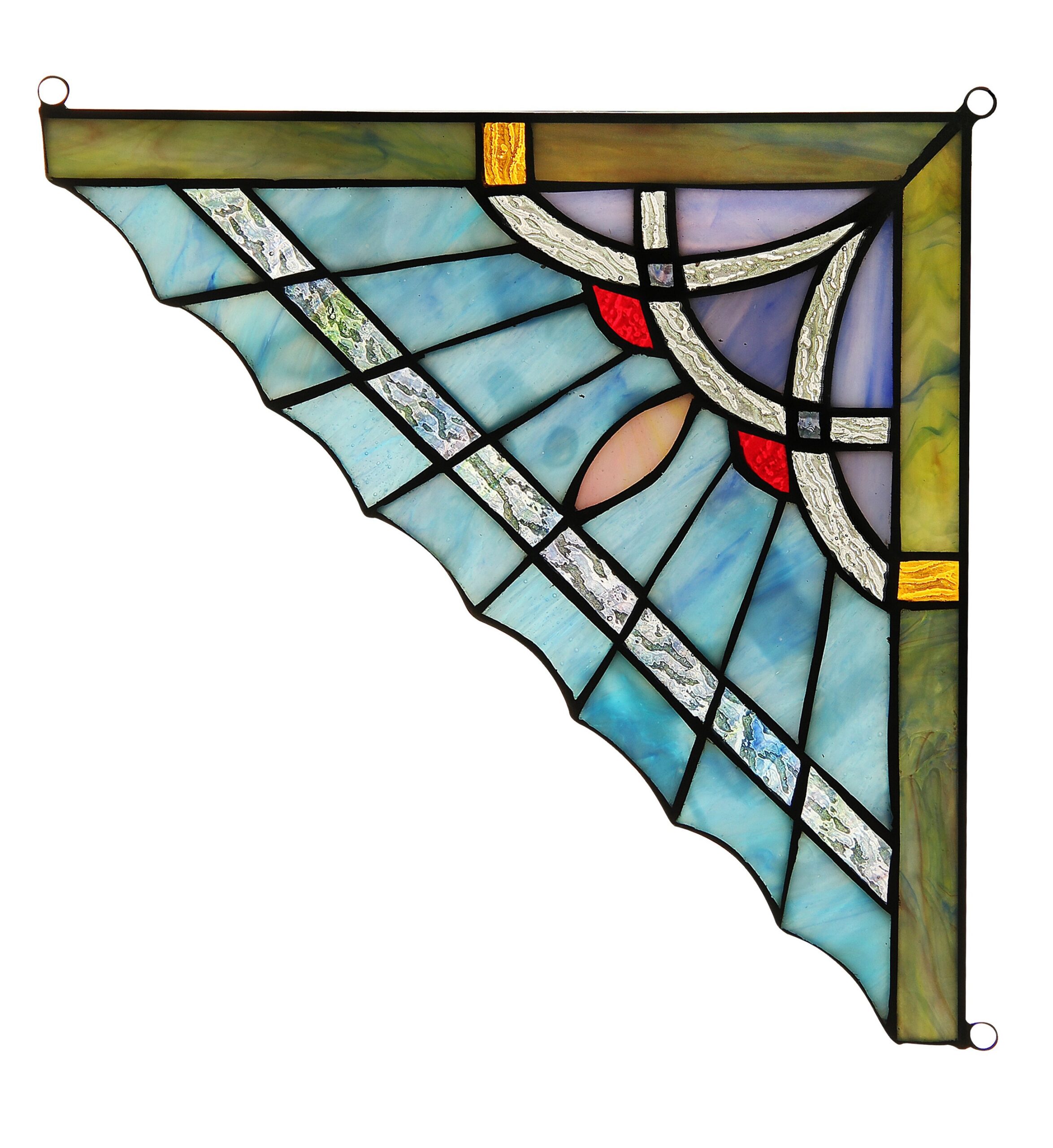 Tiffany-Glass Window Panel