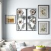 2 Piece Metal Flowers Wall Decor Set 2 Piece Metal Flowers Wall Decor Set