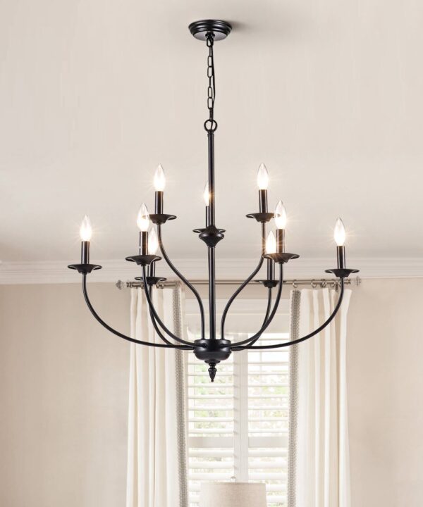Selah 9 - Light Dimmable Classic / Traditional Chandelier