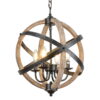 Dormody 4 - Light Dimmable Lantern Geometric Chandelier Dormody 4 - Light Dimmable Lantern Geometric Chandelier