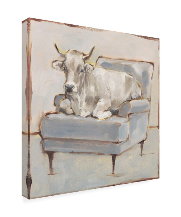 Moo-Ving In III by Ethan Harper - Wrapped Canvas Painting
