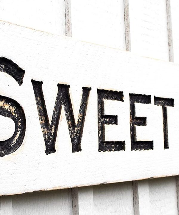Sweet Tea Sign Horizontal – Carved (Available in 3 Sizes) Wood Board Rustic Arts Crafts Distressed Kitchen Farmhouse Style