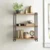 Burchill Kimsey 3 Piece Pine Floating Shelf