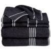 Gracey Jacquard 6 Piece 100% Cotton Towel Set