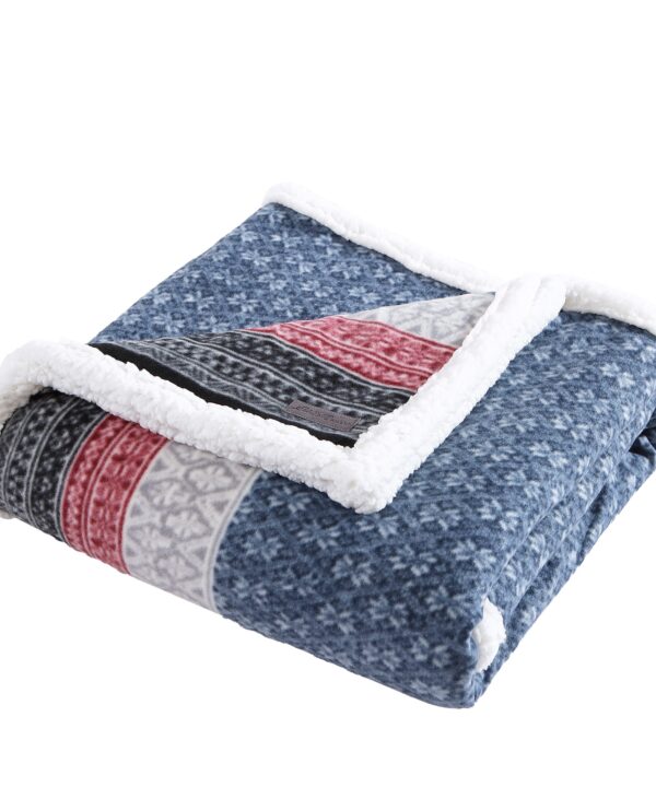 Eddie Bauer Oversized Ultra Soft Plush Fleece Throw Blanket