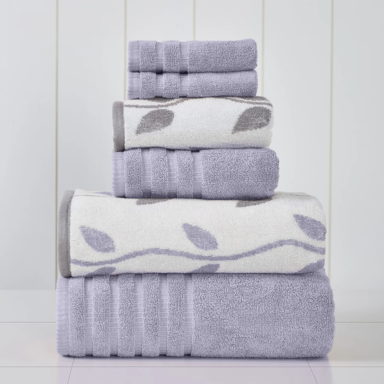 Hodapp 6 Piece 100% Cotton Towel Set