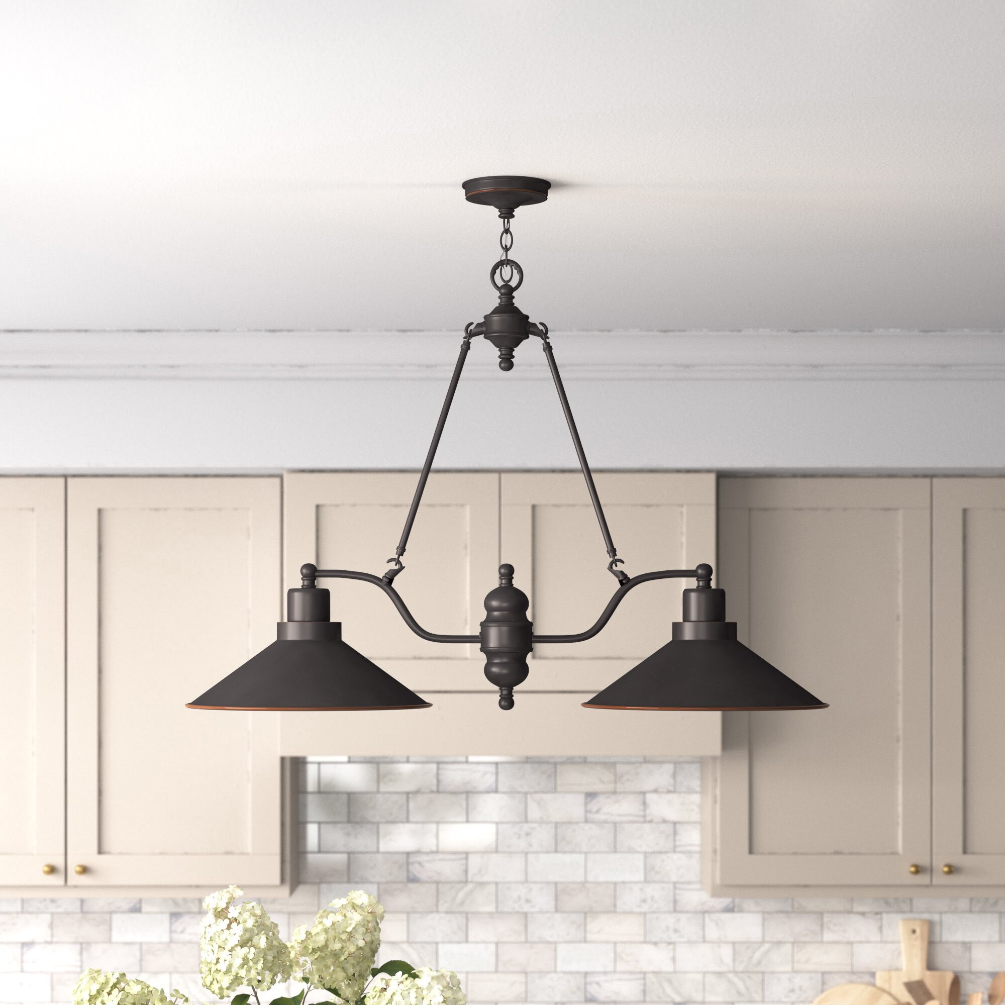 Tillar 2 - Light Kitchen Island Linear Pendant