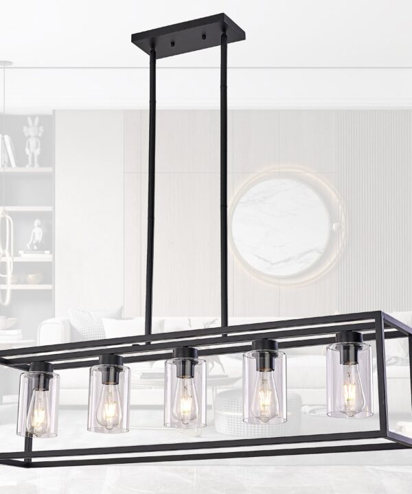 Allyn 5 - Light Square / Rectangle Pendant