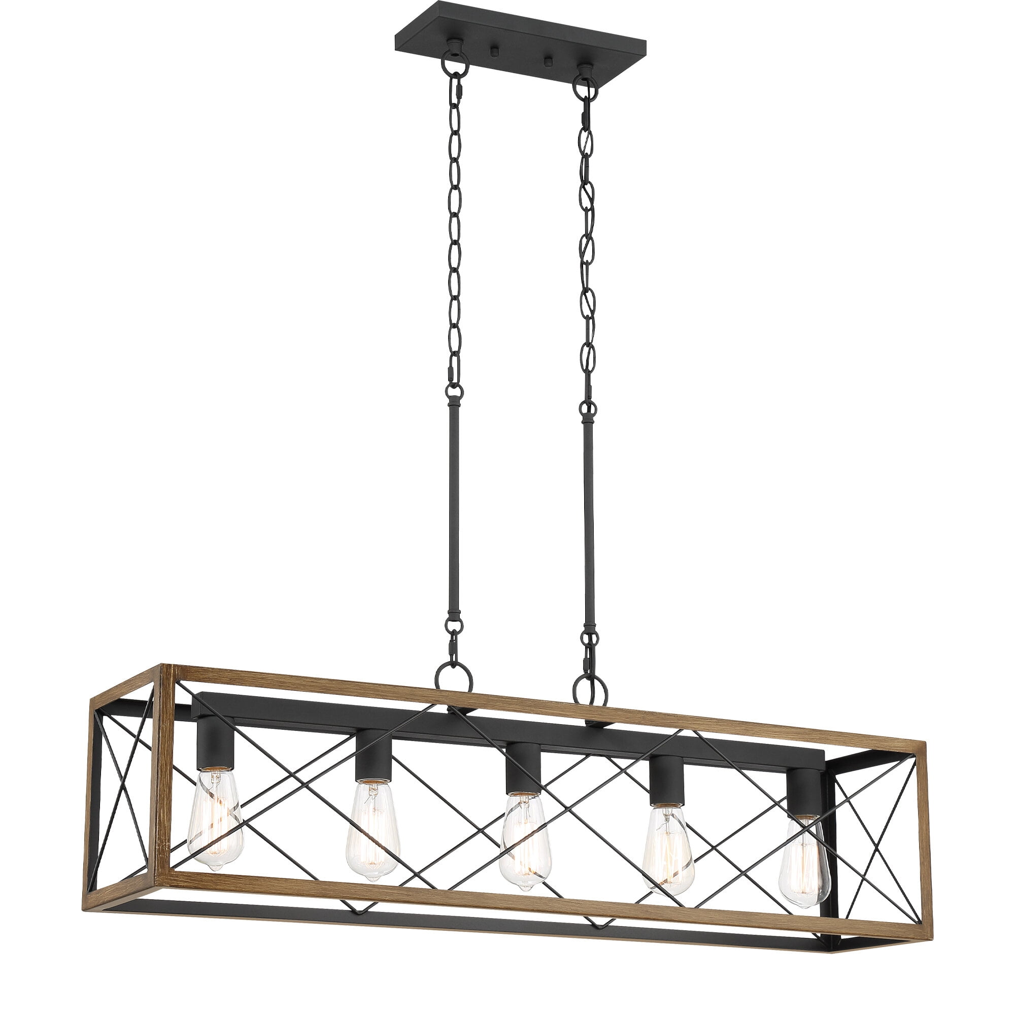 Evys 5 - Light Kitchen Island Linear Pendant