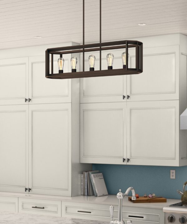 Saladino 5-Light Kitchen Island Linear Pendant