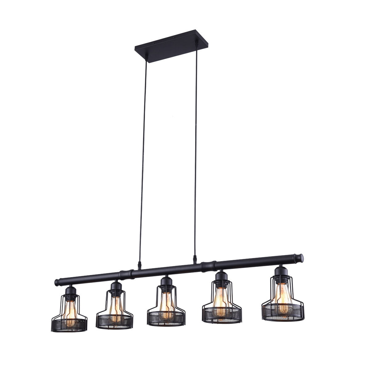 Emert 5 - Light Kitchen Island Linear Pendant