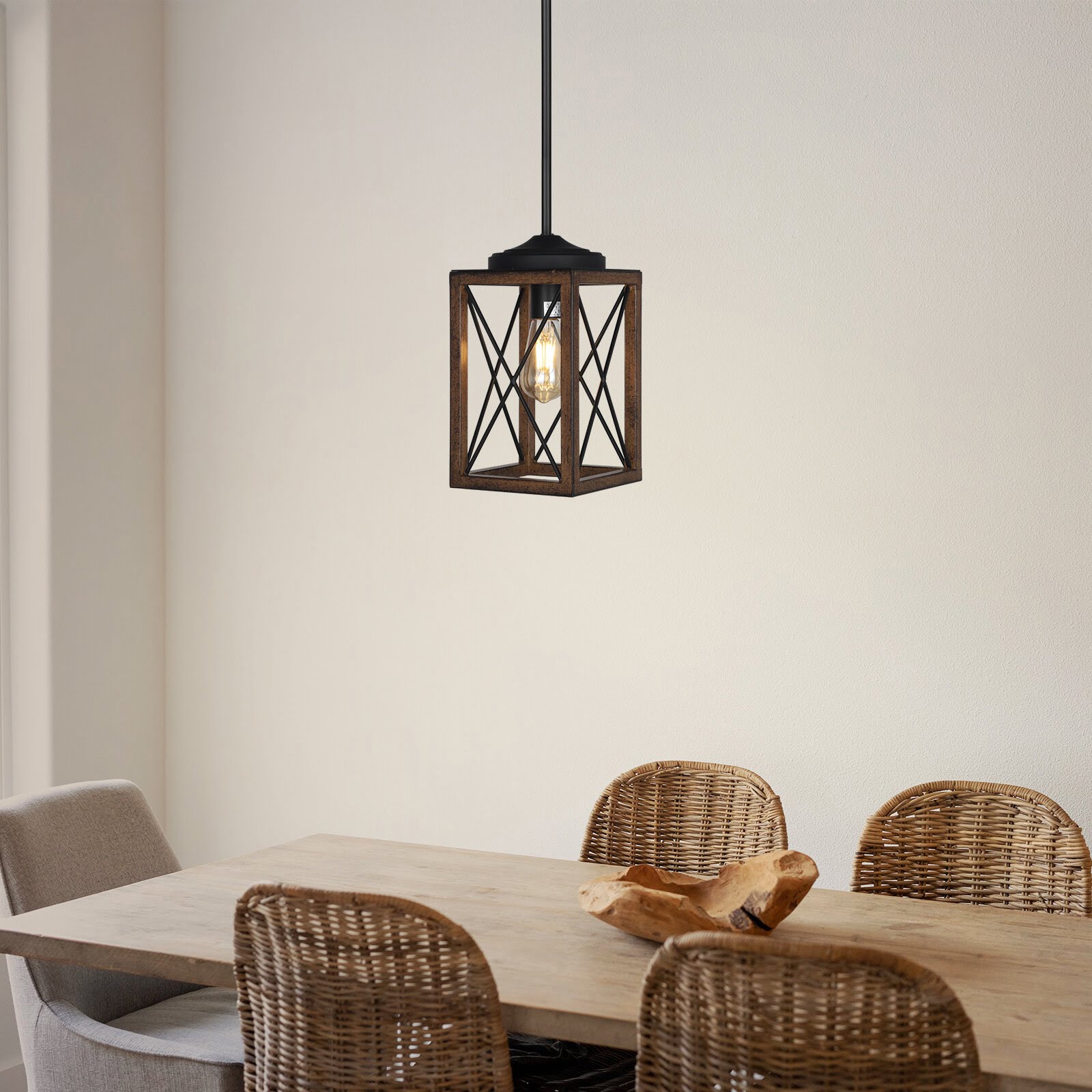Gracela 1 - Light Single Square/Rectangle Pendant