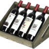 Saxton Tabletop Wine Bottle Rack in Silver