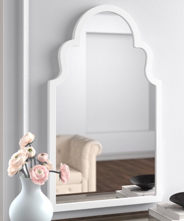 Lucienne Arch Wood Wall Mirror