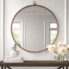 Kissena Window Pane Wood Wall Mirror