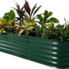 Yaheetech 2pcs Raised Garden Bed 48x24x30in Elevated Wooden Planter Box with Legs Standing Growing Bed for