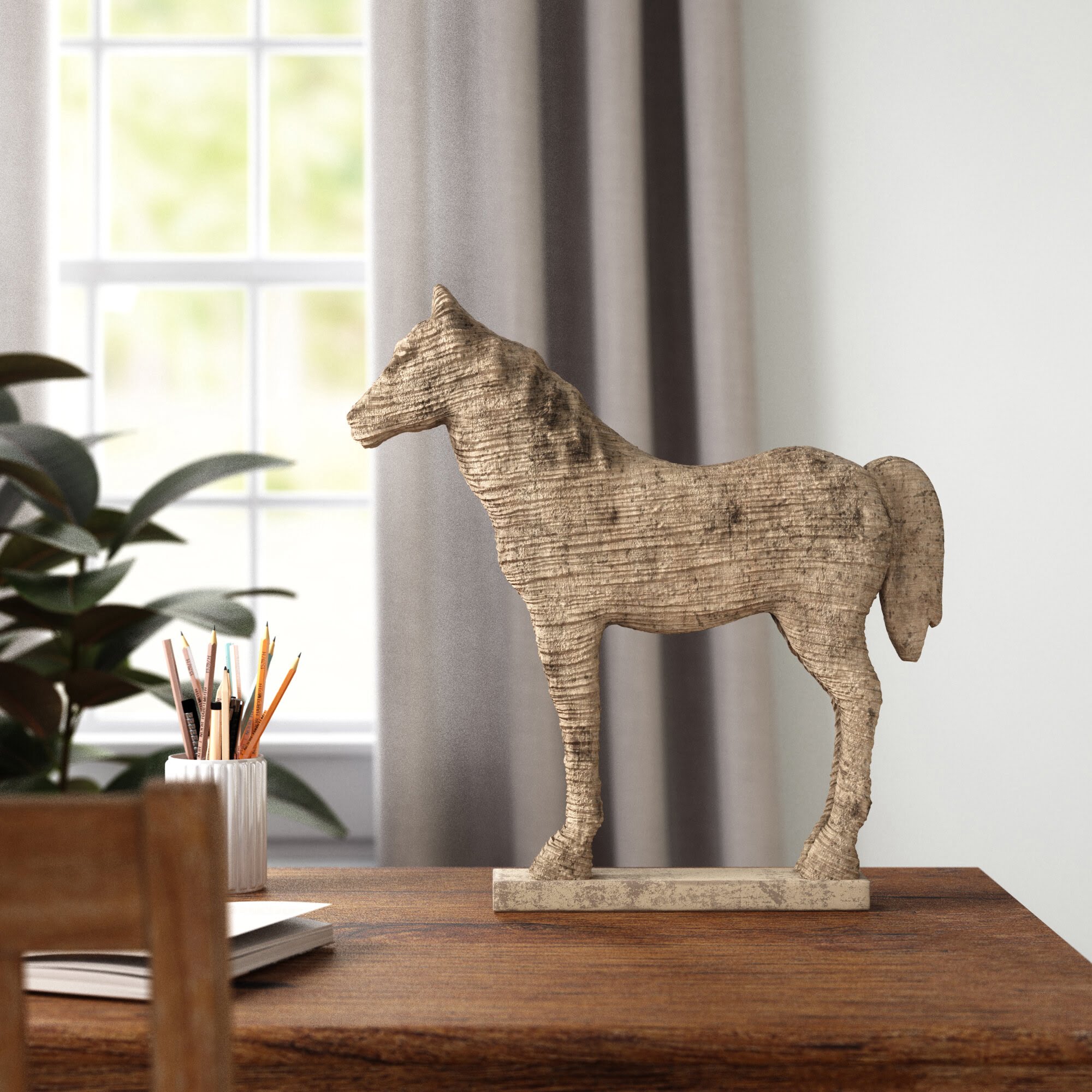 Wesley Horse Table Decor Statue