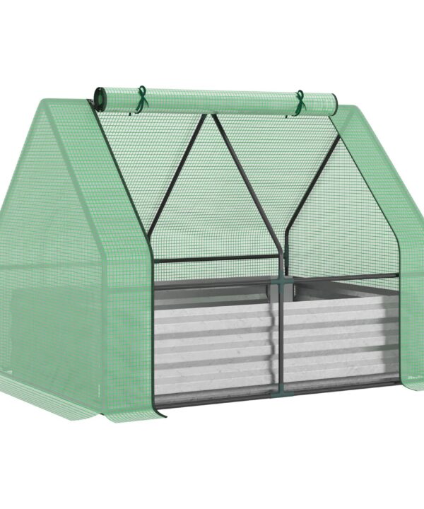 Folmar 4 ft x 3 ft Steel Raised Garden Bed