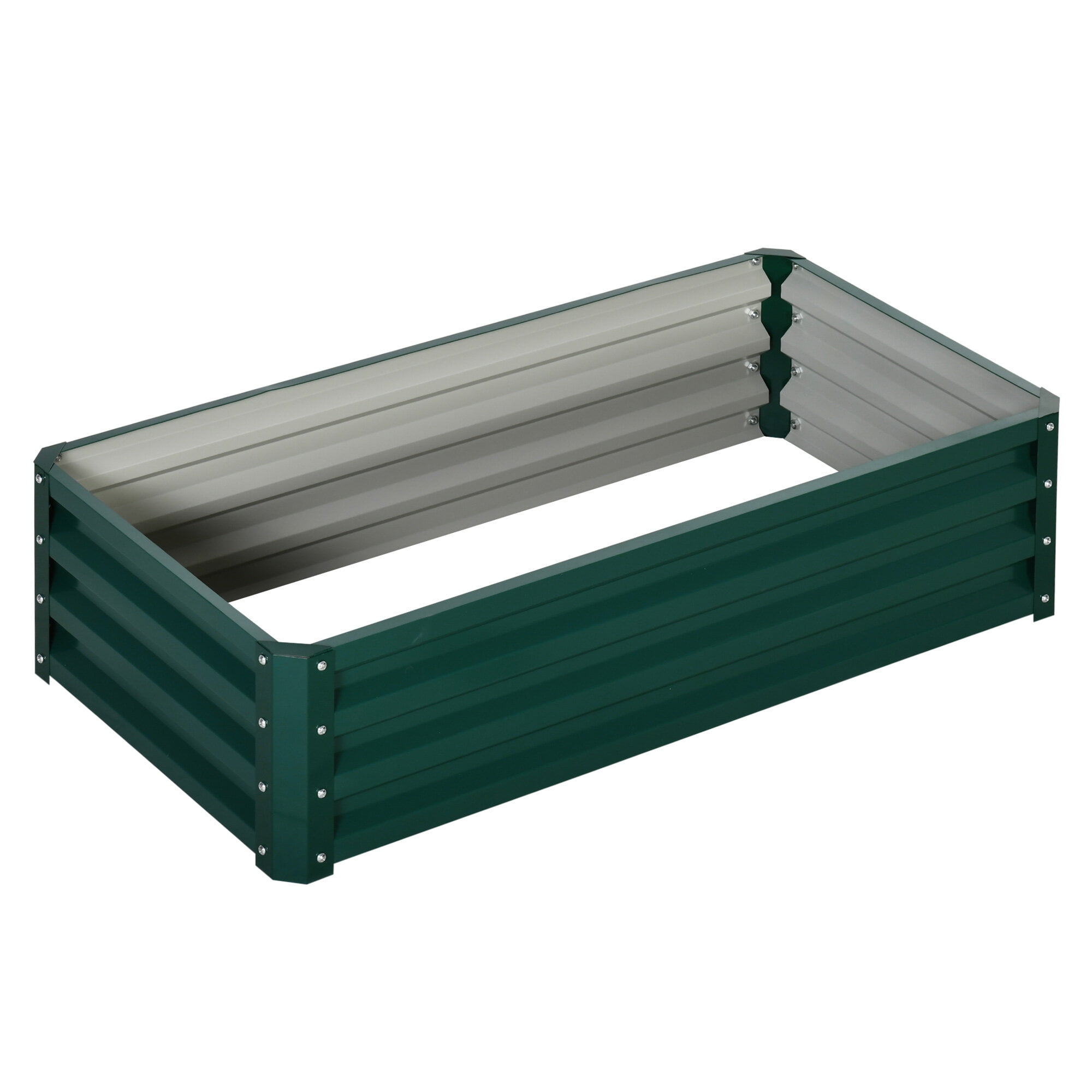 Evelin 4 ft x 2 ft Metal Raised Garden Bed