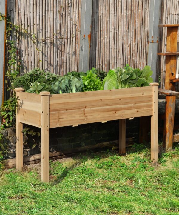 Ataliah Wood Elevated Planter