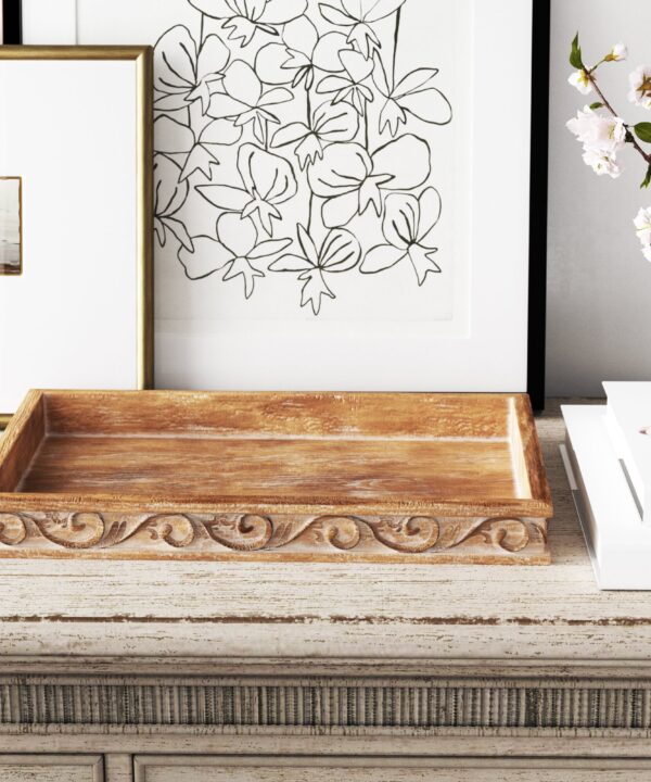 Improv Solid Wood Tray