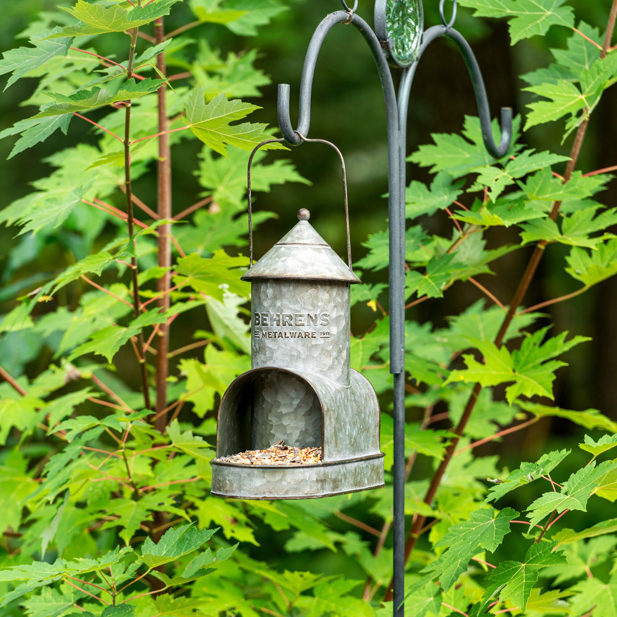 Candra Aged Galvanized Bird Feeder