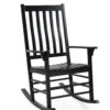 Indoor/Outdoor Slatted Wood Rocker
