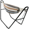 Sunnydaze Brazilian 2 Person Hammock with Universal Stand - Calming Desert