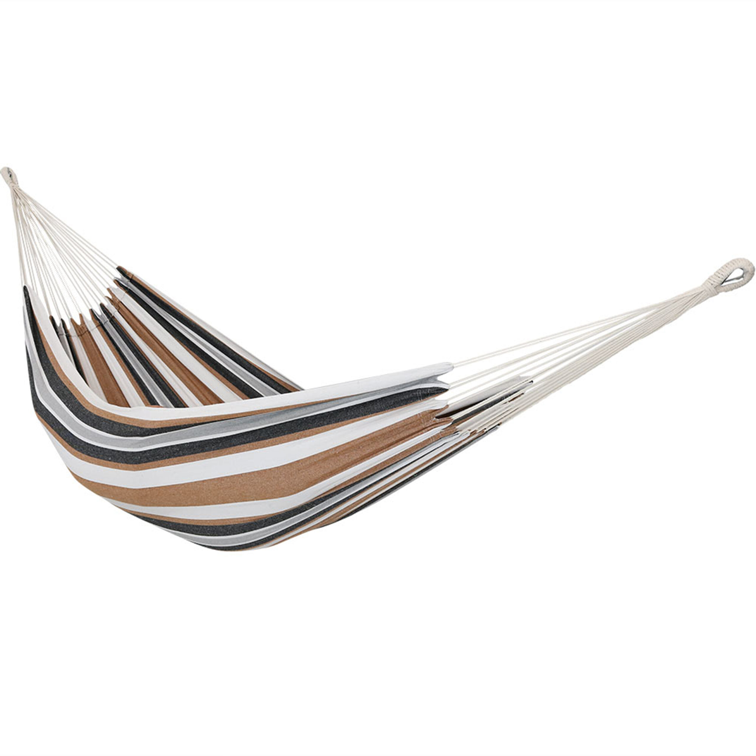 Sunnydaze Brazilian Double Hammock 2 Person Portable Hammock - Calming Desert