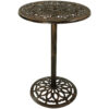 Sunnydaze Round Cast Iron Bar-Height Table - 26-Inch Sunnydaze Round Cast Iron Bar-Height Table - 26-Inch