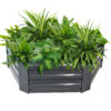 Sunnydaze Galvanized Steel Raised Bed - 40-Inch Hexagon - Dark Gray Sunnydaze Galvanized Steel Raised Bed - 40-Inch Hexagon - Dark Gray